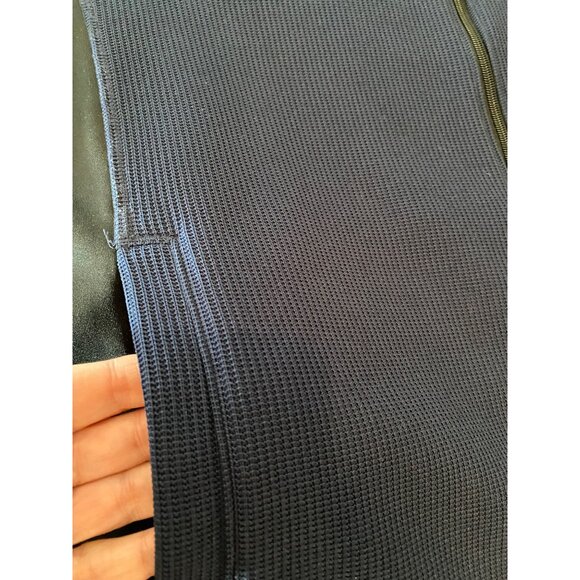 Izod Mens Advantage Performance Stretch Jacket Blue/Black Full Zip XL - Picture 6 of 10